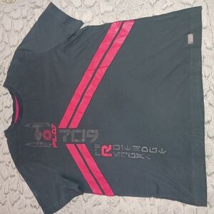 Star Wars Pilot t shirt Disney Sz XXL Black red